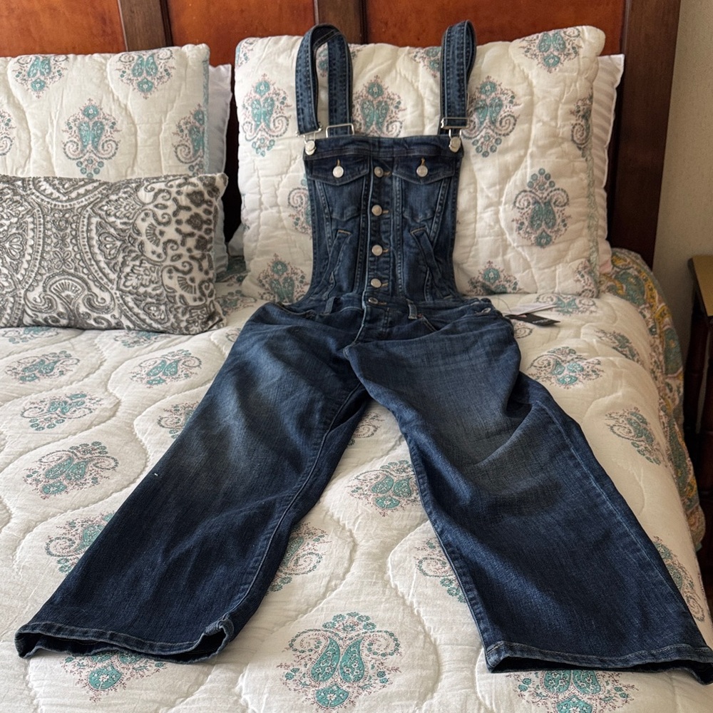 Guess Dark Blue Denim Overalls